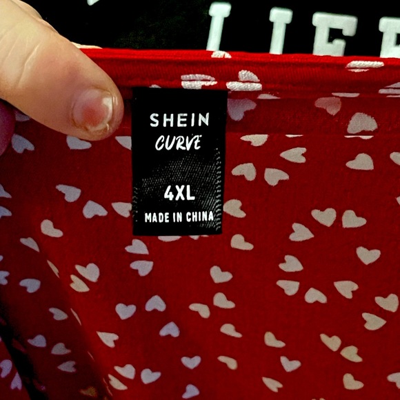 Red & white heart mini dress - Picture 4 of 4